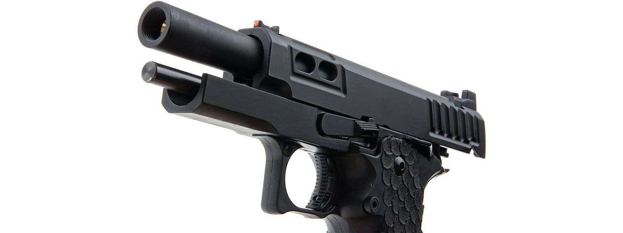 Army Armament R607 Hi-Capa Gas Blowback Airsoft Pistol (Color: Black) - Click Image to Close