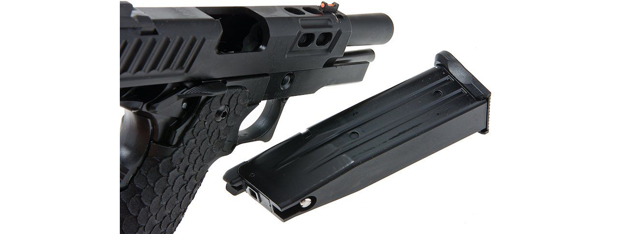 Army Armament R607 Hi-Capa Gas Blowback Airsoft Pistol (Color: Black)