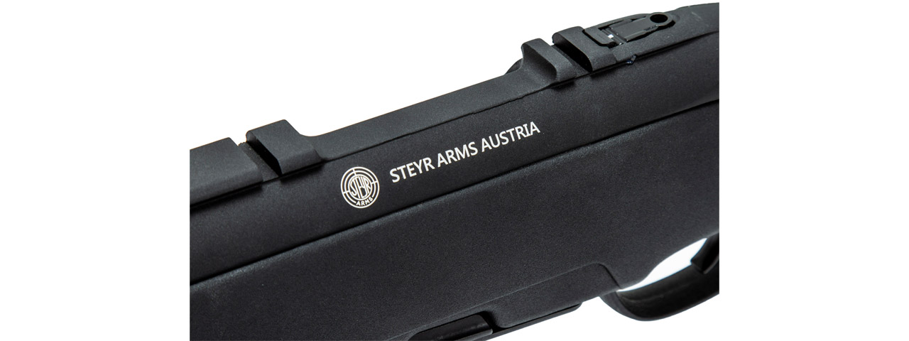 ASG Steyr Scout Airsoft Sniper Rifle (Color: Black) - Click Image to Close