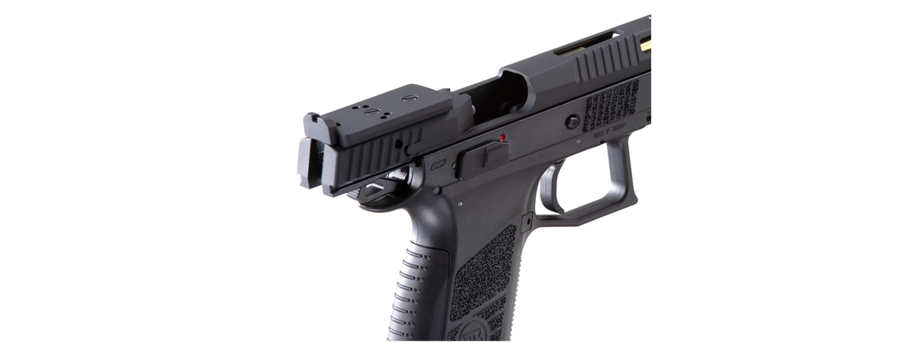 ASG CZ P-09 Optic Ready CO2 Blowback Pistol (Black) - Click Image to Close