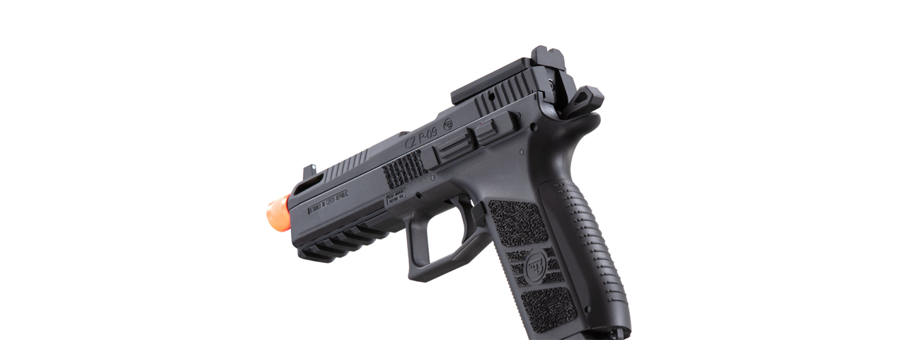 ASG CZ P-09 Optic Ready CO2 Blowback Pistol (Black) - Click Image to Close