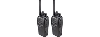 BaoFend BF-88A FRS Two Way Radio 16-CHannel Rechargeable Radio (Color: Black)