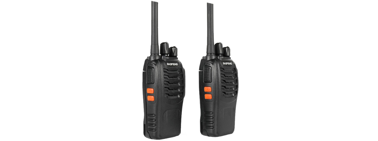 BaoFend BF-88A FRS Two Way Radio 16-CHannel Rechargeable Radio (Color: Black)