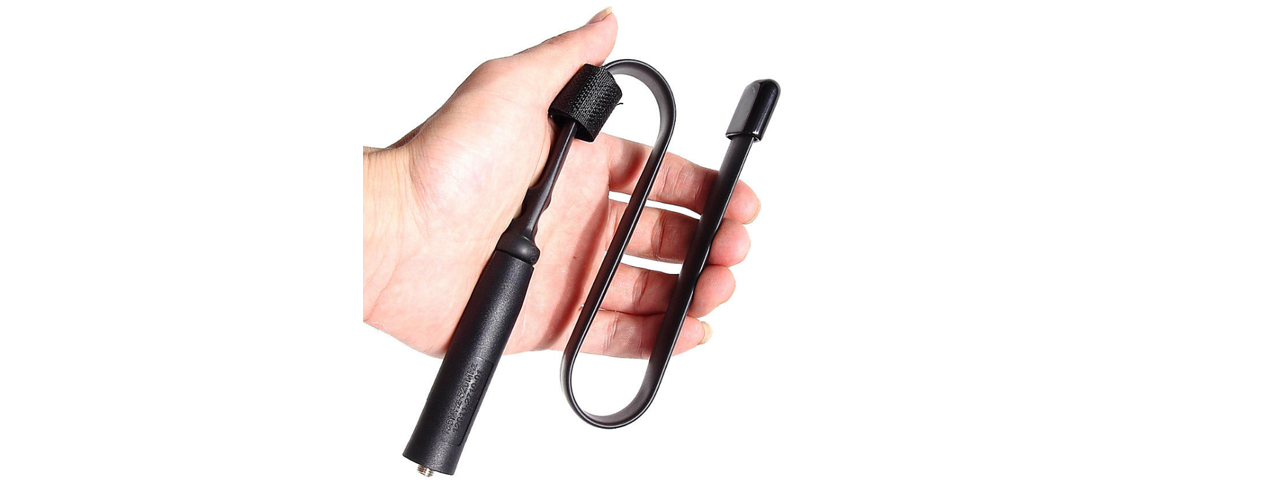 BaoFeng 28 inch Foldable Tactical Antenna (Color: Black)