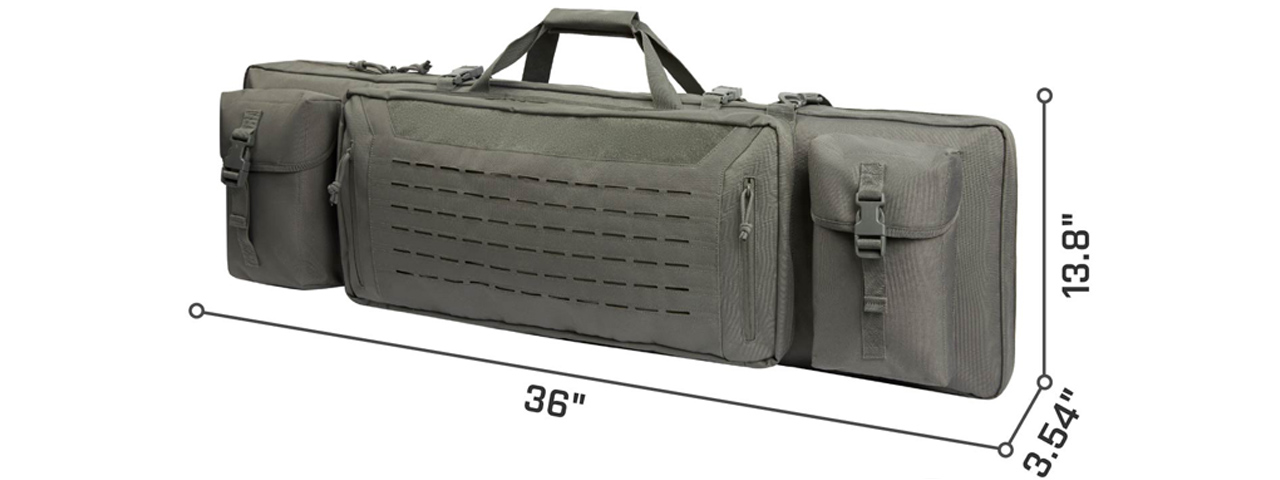 Guawin Laser Cut 42" Rifle Bag (Gray)