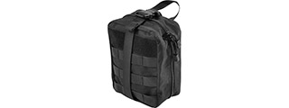 Lancer Tactical Admin Pouch w/ Molle (Color: Black)