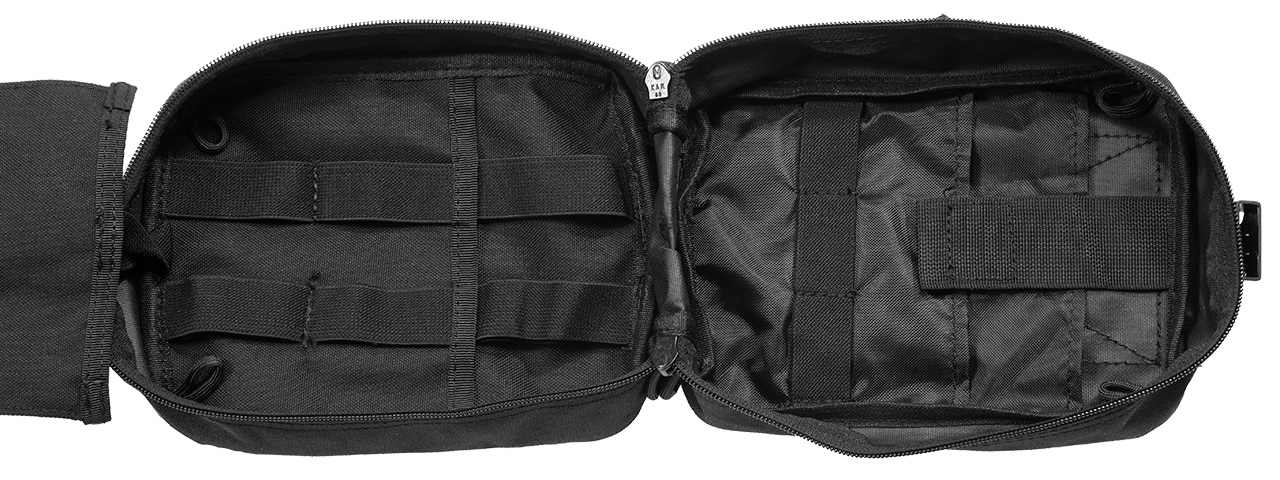 Lancer Tactical Admin Pouch w/ Molle (Color: Black)