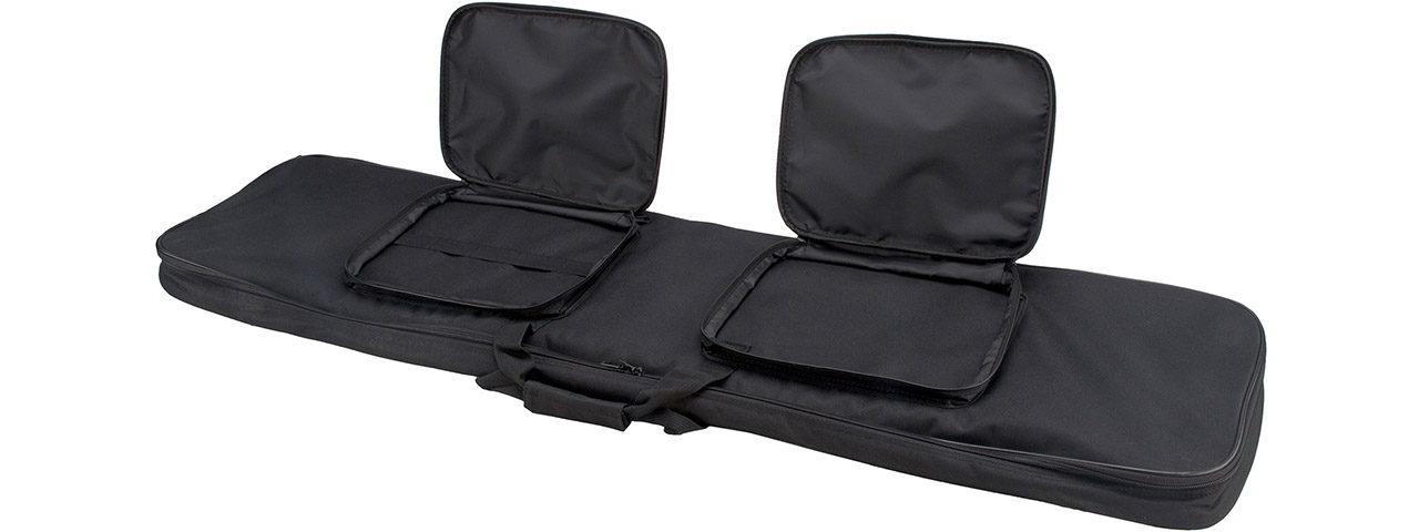 Lancer Tactical 1000D Nylon Polymer 47" Gun Bag (Color: Black) - Click Image to Close