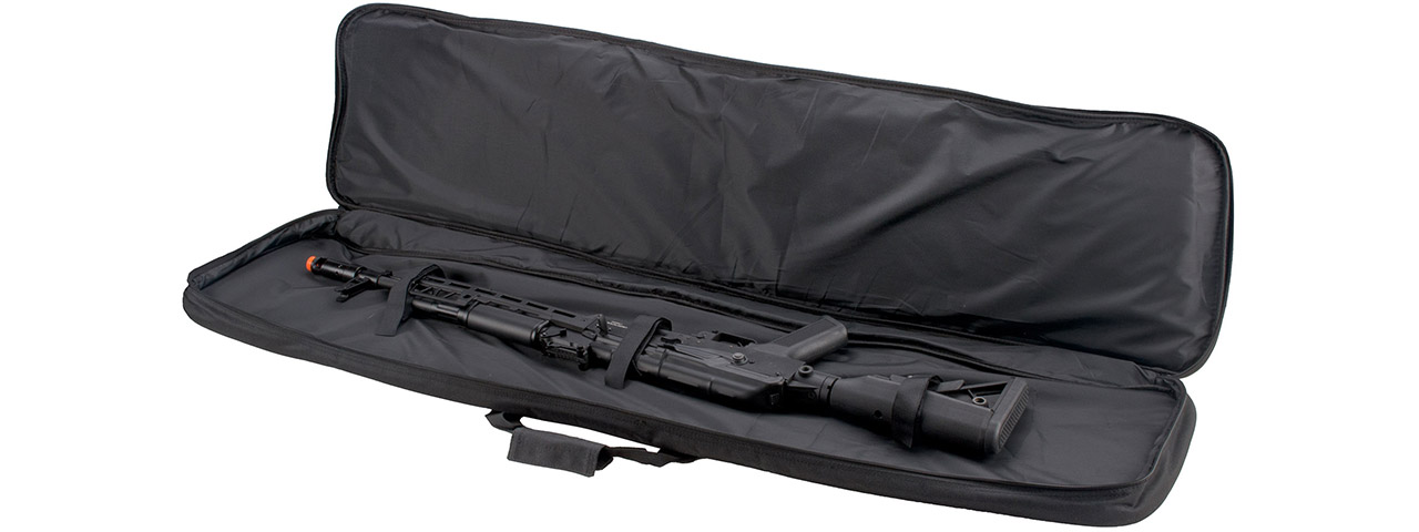 Lancer Tactical 1000D Nylon Polymer 47" Gun Bag (Color: Black)