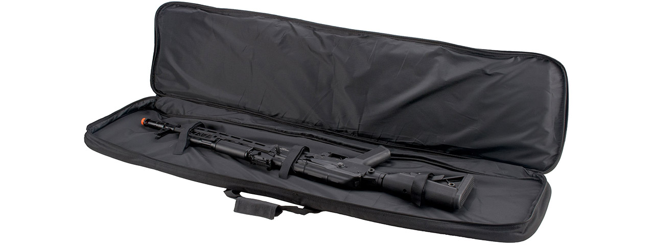 Lancer Tactical 1000D Nylon Polymer 47" Gun Bag (Color: Black) - Click Image to Close