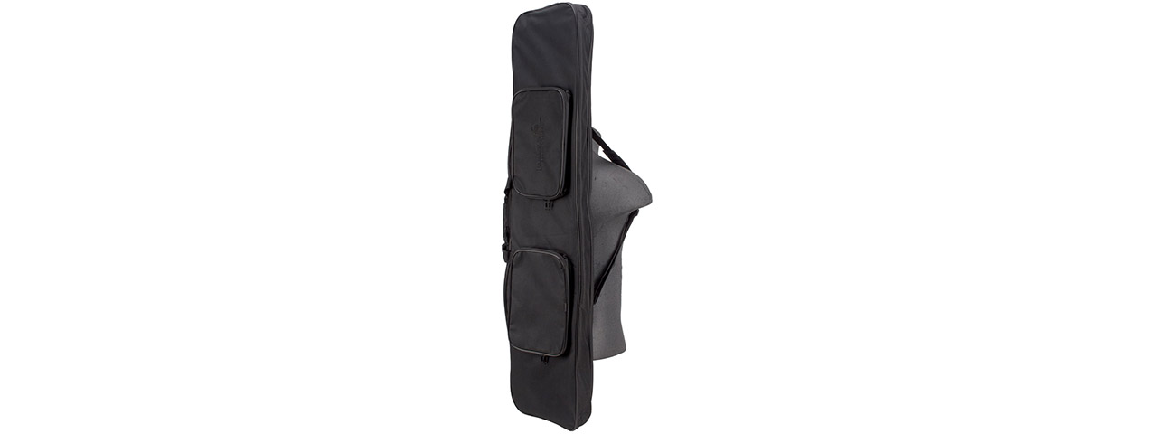 Lancer Tactical 1000D Nylon Polymer 47" Gun Bag (Color: Black) - Click Image to Close
