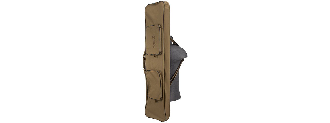 Lancer Tactical 1000D Nylon Polymer 47" Gun Bag (Color: Tan)