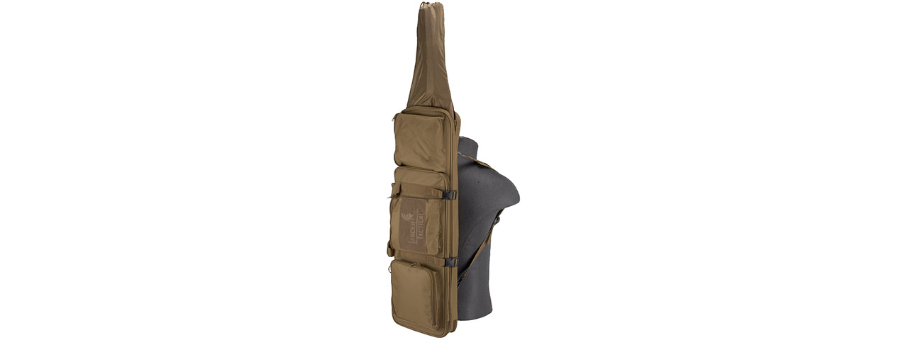 Lancer Tactical 1000D Nylon Polymer 32" Rifle Bag (Color: Tan)