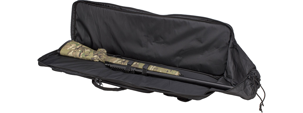 Lancer Tactical 1000D Nylon Polymer 38" Rifle Bag (Color: Black)