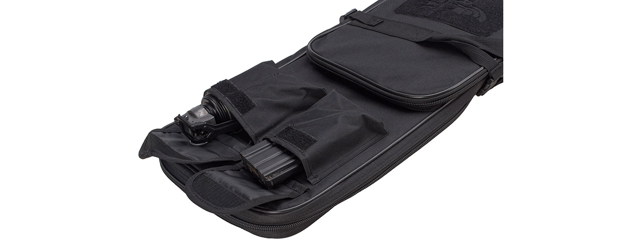 Lancer Tactical 1000D Nylon Polymer 38" Rifle Bag (Color: Black)