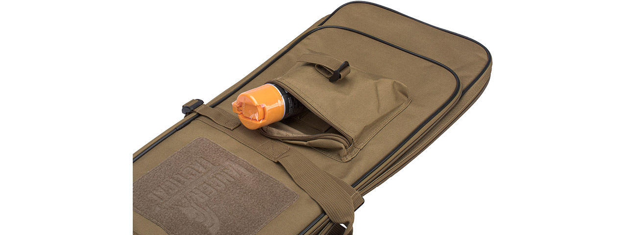 Lancer Tactical 1000D Nylon Polymer 38" Rifle Bag (Color: Tan)