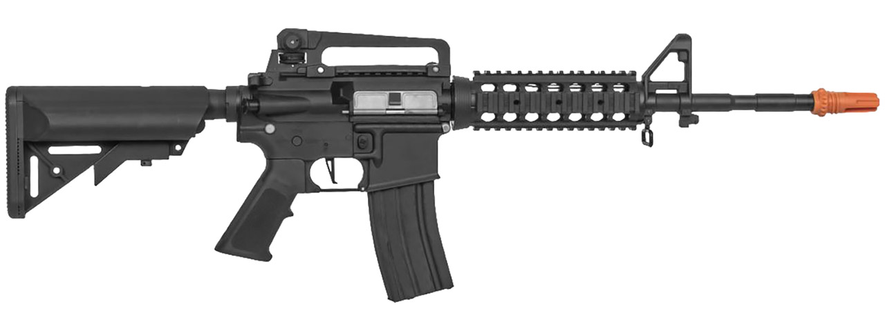 Classic Army Apex Fast Attack RIS M4 AEG Rifle, Black - Click Image to Close