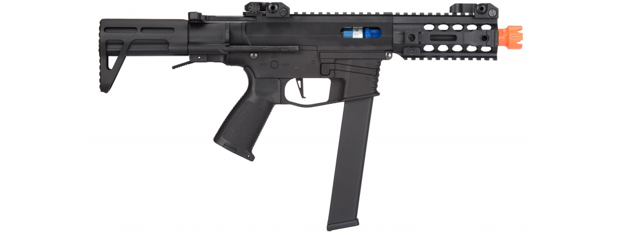 Classic Army PX-9 AEG SMG Rifle (Color: Black) - Click Image to Close