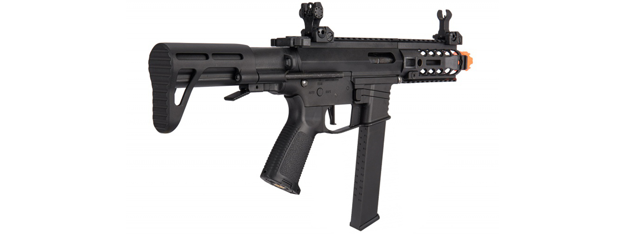 Classic Army PX-9 AEG SMG Rifle (Color: Black) - Click Image to Close