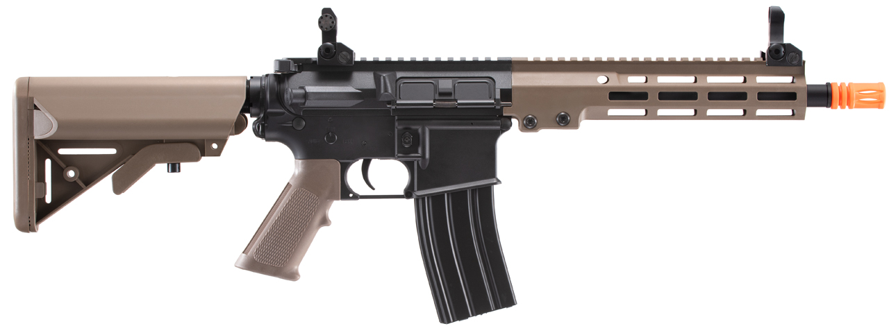Classic Army M4 MK16 Skirmish ECS AEG Airsoft Rifle (Color: Tan / Black) - Click Image to Close