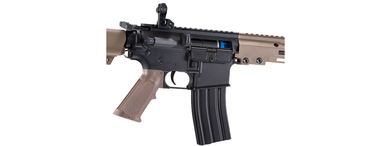 Classic Army M4 MK16 Skirmish ECS AEG Airsoft Rifle (Color: Tan / Black)