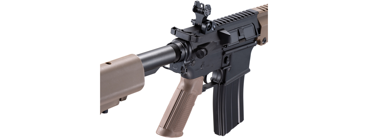 Classic Army M4 MK16 Skirmish ECS AEG Airsoft Rifle (Color: Tan / Black)