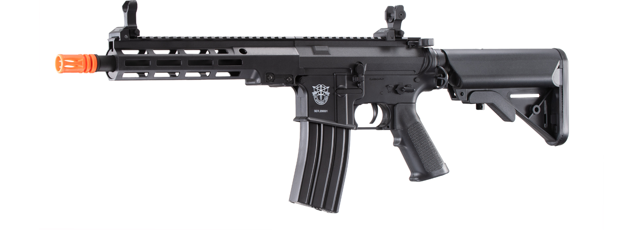 Classic Army M4 MK16 Skirmish ECS AEG Airsoft Rifle (Color: Black) - Click Image to Close