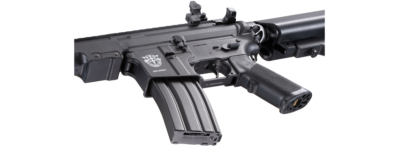 Classic Army M4 MK16 Skirmish ECS AEG Airsoft Rifle (Color: Black) - Click Image to Close