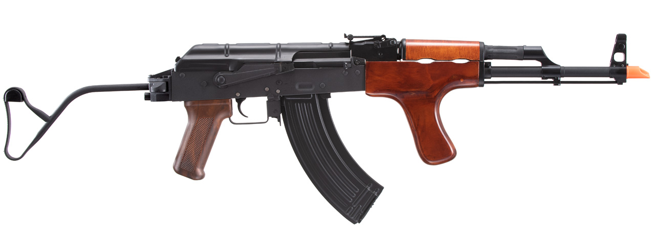 Double Bell AK74 Full Metal Airsoft Rifle w/ Wood Furniture (Color: Black) - Click Image to Close