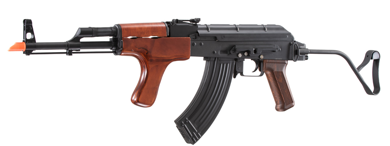 Double Bell AK74 Full Metal Airsoft Rifle w/ Wood Furniture (Color: Black) - Click Image to Close