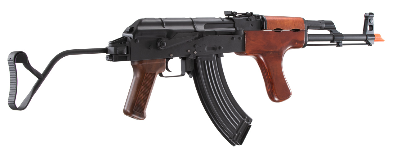 Double Bell AK74 Full Metal Airsoft Rifle w/ Wood Furniture (Color: Black)