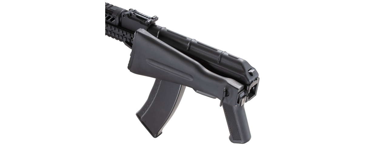 Double Bell AK-105 RAS Tactical Airsoft AEG Rifle (Color: Black) - Click Image to Close