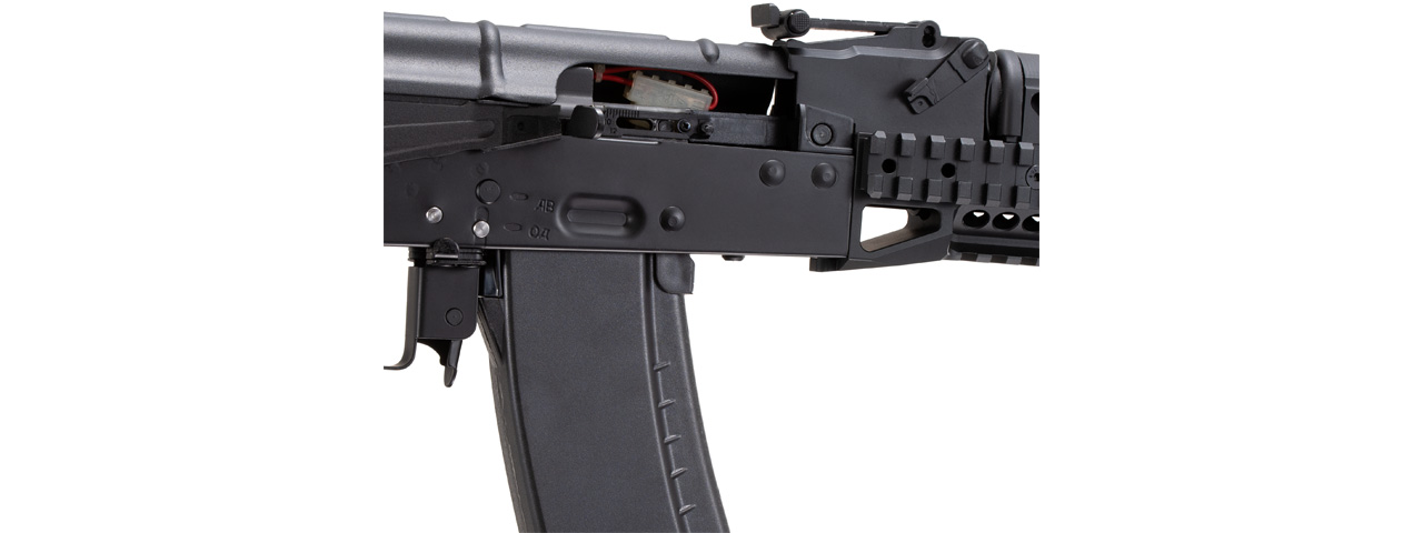 Double Bell AK-105 RAS Tactical Airsoft AEG Rifle (Color: Black) - Click Image to Close