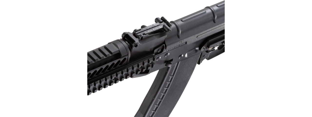 Double Bell AK-105 RAS Tactical Airsoft AEG Rifle (Color: Black) - Click Image to Close