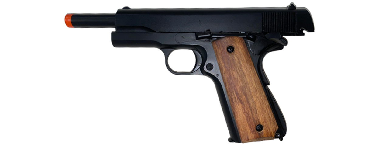 DOUBLE BELL M1911A1 GAS BLOWBACK AIRSOFT PISTOL - LOW VELOCITY(BLACK)