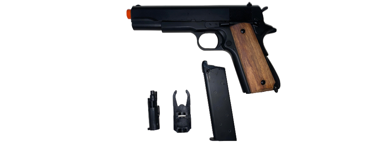 DOUBLE BELL M1911A1 GAS BLOWBACK AIRSOFT PISTOL - LOW VELOCITY(BLACK)