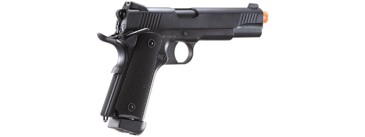 Double Bell 1911 CO2 Airsoft Pistol (Color: Black) - Click Image to Close