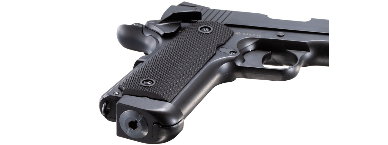 Double Bell 1911 CO2 Airsoft Pistol (Color: Black) - Click Image to Close