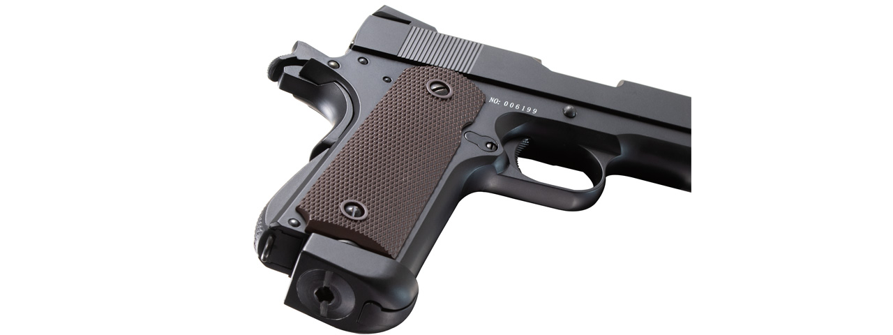 Double Bell M1911 MEU High FPS CO2 Blowback Airsoft Pistol (Color: Black) - Click Image to Close