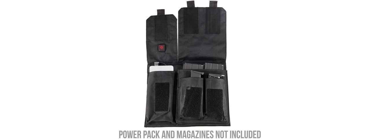 Double Bell Dual Rifle/Pistol Magazine Pouch w/ Temperature Control - Click Image to Close