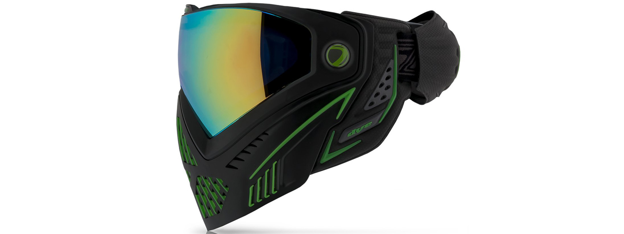 Dye i5 Pro Airsoft Full Face Mask (Color: Emerald/Lime 2.0)