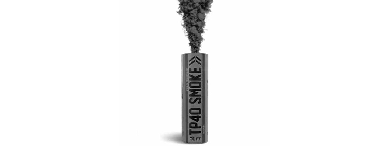 Enola Gaye Top Pull Black Airsoft Smoke Grenade (Pack of 5) - Click Image to Close
