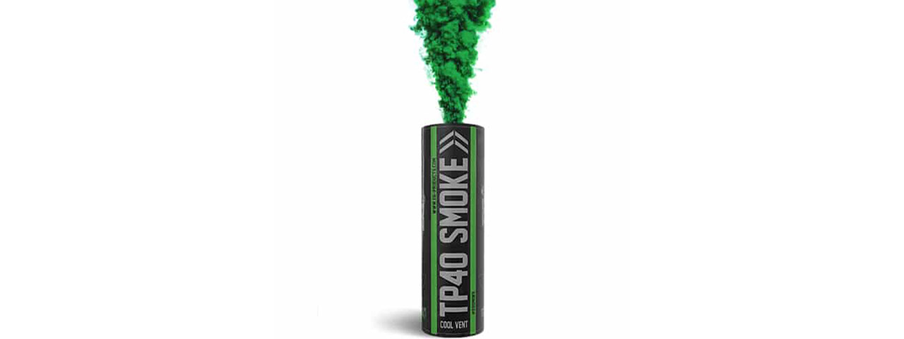 Enola Gaye Top Pull Green Airsoft Smoke Grenade (Pack of 5) - Click Image to Close