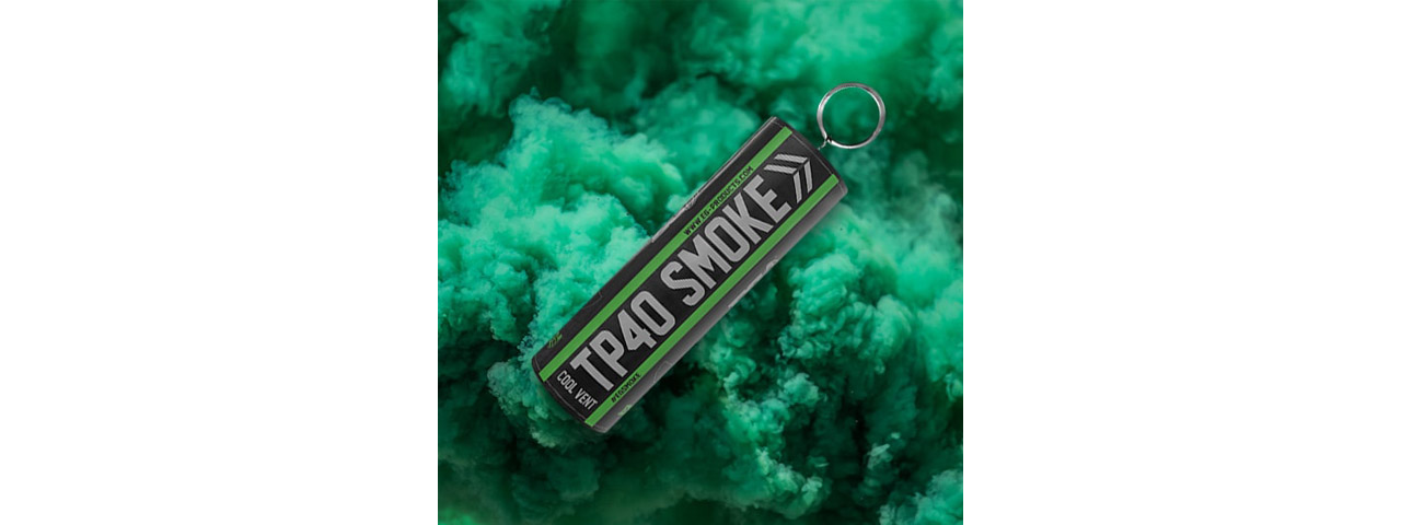 Enola Gaye Top Pull Green Airsoft Smoke Grenade (Pack of 5) - Click Image to Close