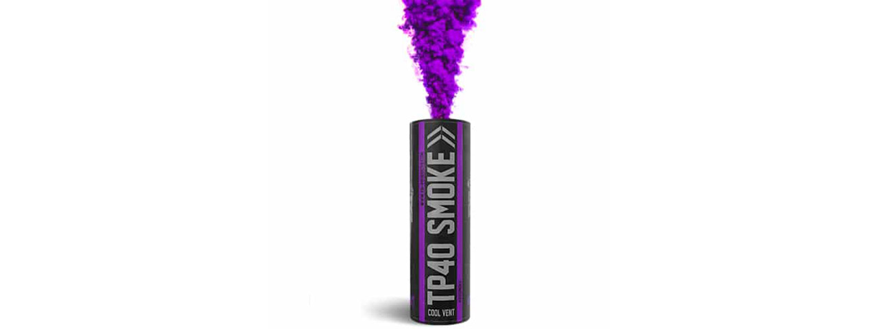 Enola Gaye Top Pull Purple Airsoft Smoke Grenade (Pack of 5) - Click Image to Close