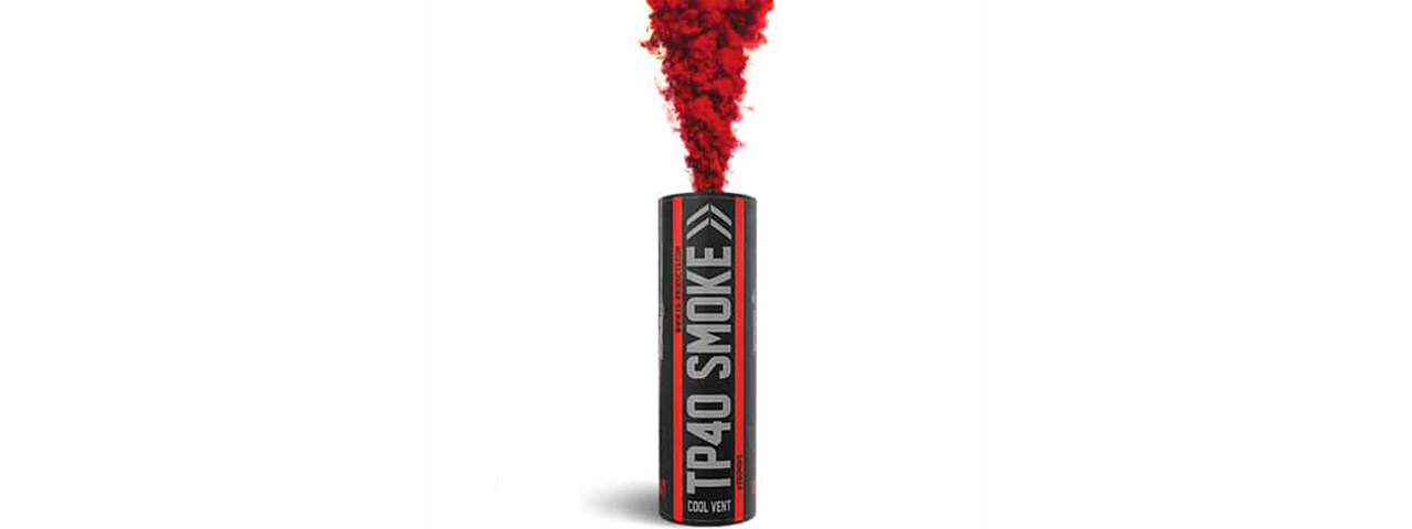 Enola Gaye Top Pull Red Airsoft Smoke Grenade (Pack of 5) - Click Image to Close