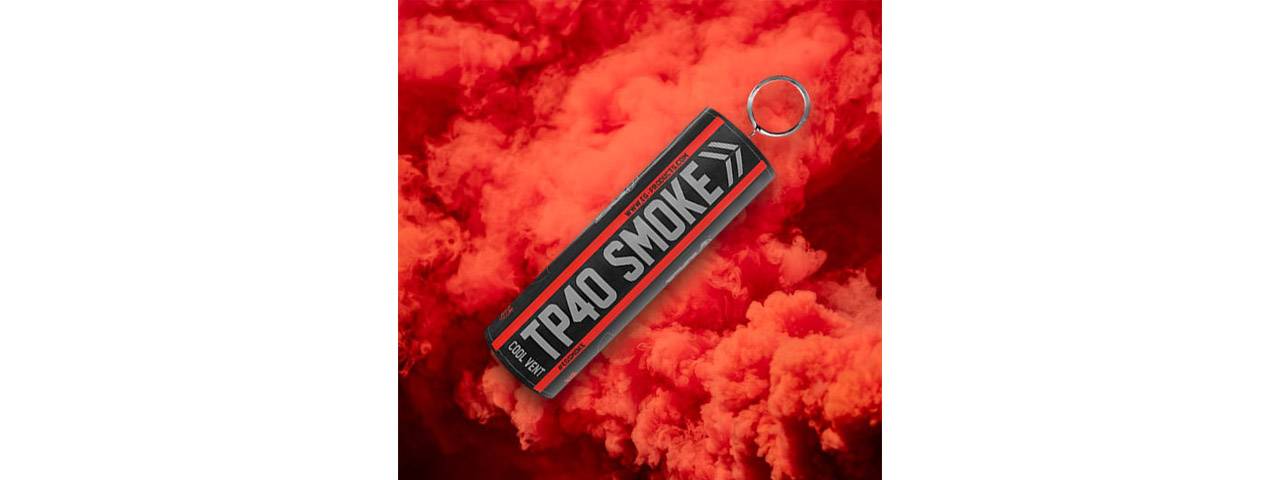 Enola Gaye Top Pull Red Airsoft Smoke Grenade (Pack of 5) - Click Image to Close