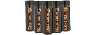 Enola Gaye Pack of 5 WP40 High Output Airsoft Wire Pull Smoke Grenade (Color: Orange)