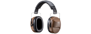Earmor M06 Low Profile Passive Earmuffs for Sports Shooting (Color: Coyote Brown)