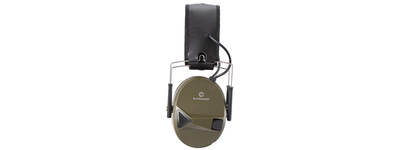 Earmor M30 Electronic Hearing Protection (Color: Foliage Green)